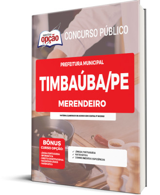 Apostila Prefeitura de Timbaúba - PE - Merendeiro