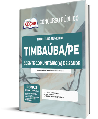Apostila Prefeitura de Timbaúba - PE - Agente Comunitário(a) de Saúde