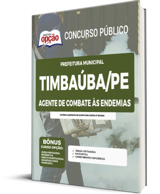 Apostila Prefeitura de Timbaúba - PE - Agente de Combate à Endemias