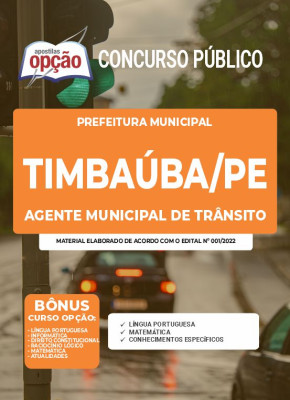 Apostila Prefeitura de Timbaúba - PE - Agente Municipal de Trânsito