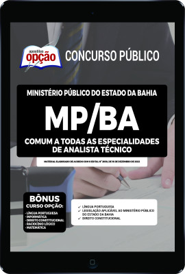 Apostila MP-BA em PDF - Comum a Todas as Especialidades de Analista Técnico