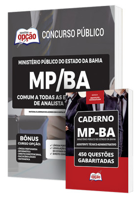 Combo Impresso MP-BA - Comum a Todas as Especialidades de Analista Técnico