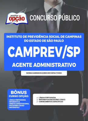 Apostila Camprev-SP - Agente Administrativo