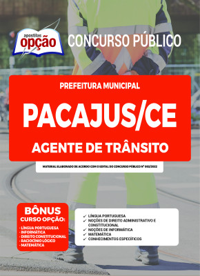 Apostila Prefeitura de Pacajus - CE - Agente de Trânsito