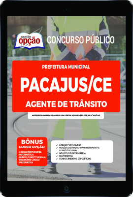 Apostila Prefeitura de Pacajus - CE em PDF - Agente de Trânsito