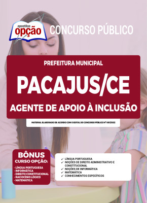 Apostila Prefeitura de Pacajus - CE - Agente de Apoio à Inclusão