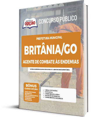 Apostila Prefeitura de Britânia - GO - Agente De Combate às Endemias