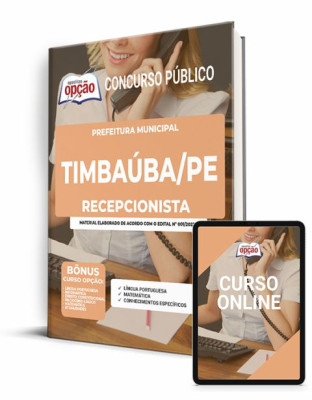 Apostila Prefeitura de Timbaúba - PE - Recepcionista