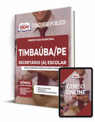 Apostila Prefeitura de Timbaúba - PE - Secretário (a) Escolar