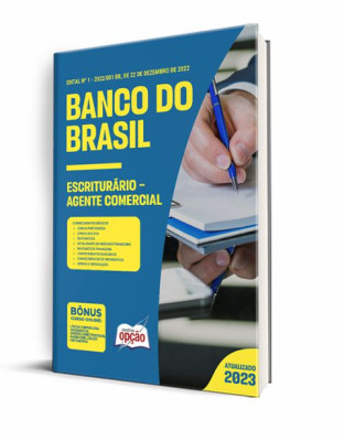 Apostila Banco do Brasil 2023 - Escriturário - Agente Comercial