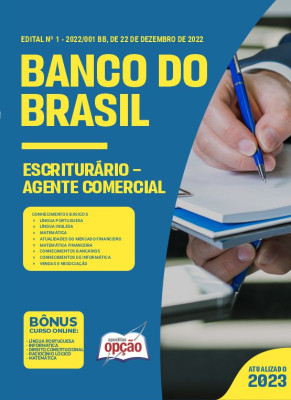 Apostila Banco do Brasil 2023 - Escriturário - Agente Comercial