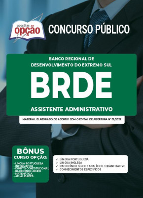 Apostila BRDE - Assistente Administrativo