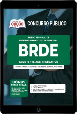 Apostila BRDE em PDF - Assistente Administrativo 