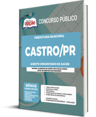 Apostila Prefeitura de Castro - PR - Agente Comunitário de Saúde
