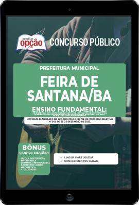 Apostila Prefeitura de Santana - BA em PDF - Ensino Fundamental 