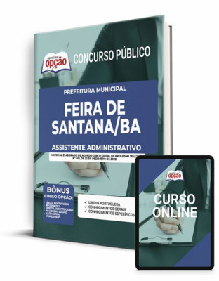 Apostila Prefeitura de Feira de Santana - BA  - Assistente Administrativo