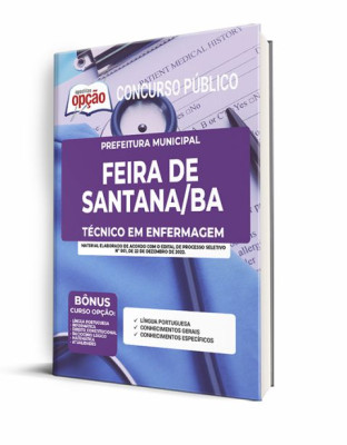Apostila Prefeitura de Feira de Santana - BA - Técnico em Enfermagem