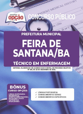 Apostila Prefeitura de Feira de Santana - BA - Técnico em Enfermagem