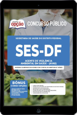 Apostila SES-DF em PDF - Agente de Vigilância Ambiental em Saúde (AVAS) 