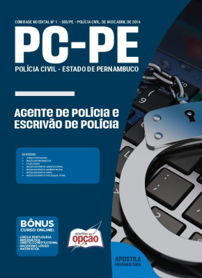 Apostila PC-PE - Agente de Polícia e Escrivão de Polícia