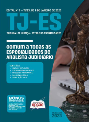 Apostila TJ-ES - Comum a Todas as Especialidades de Analista Judiciário