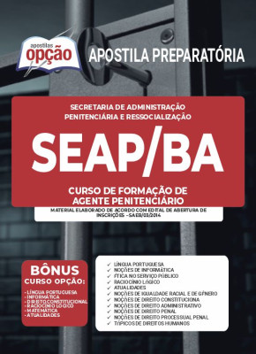 Apostila SEAP-BA - Curso de Formação de Agente Penitenciário