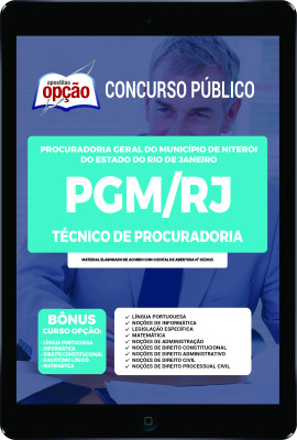 Apostila PGM-RJ - em PDF Técnico de Procuradoria 