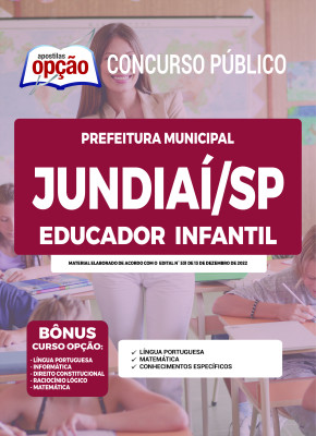 Apostila Prefeitura de Jundiaí-SP - Educador Infantil