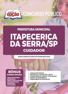 Apostila Prefeitura de Itapecerica da Serra - SP - Cuidador