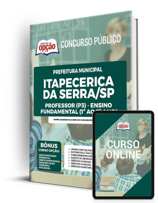 Apostila Prefeitura de Itapecerica da Serra - SP - Professor (P3) – Ensino Fundamental (1º ao 5º ano)