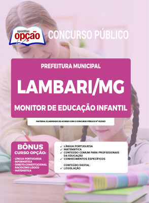 Apostila Prefeitura de Lambari - MG - Monitor de Educação Infantil