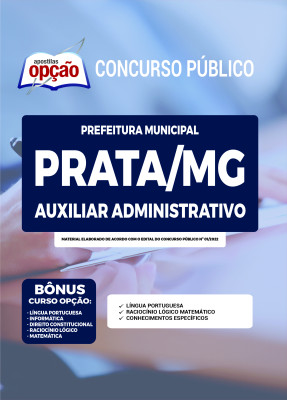 Apostila Prefeitura de Prata - MG - Auxiliar Administrativo