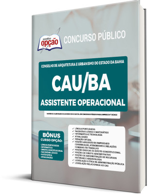Apostila CAU-BA - Assistente Operacional