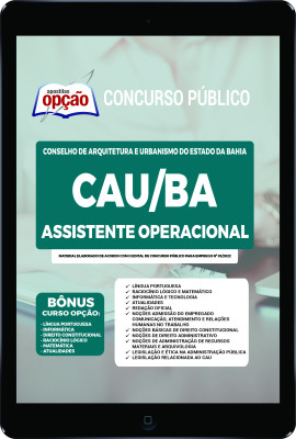Apostila CAU-BA em PDF Assistente Operacional