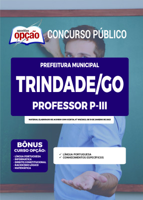 Apostila Prefeitura de Trindade - GO Professor P-III