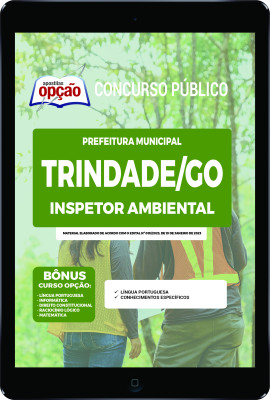 Apostila Prefeitura de Trindade - GO em PDF Inspetor Ambiental 