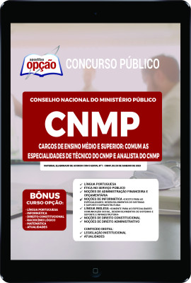 Apostila CNMP em PDF Comum aos cargos de Ensino Médio e Superior 