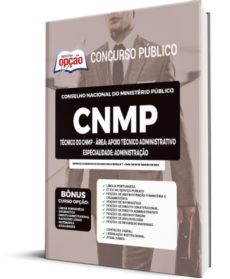 Apostila CNMP - Técnico do CNMP - Área: Apoio Técnico Administrativo - Especialidade: Administração