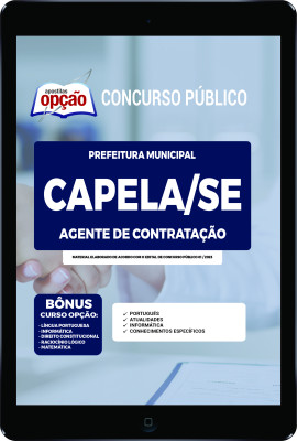 Apostila Prefeitura de Capela - SE PDF Agente de Contratação 