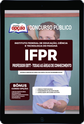 Apostila IFPR em PDF Professor EBTT – Todas as áreas de Conhecimento
