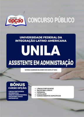 Apostila Unila - Assistente em Administração