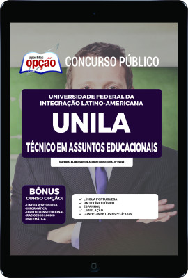 Apostila Unila em PDF Técnico em Assuntos Educacionais