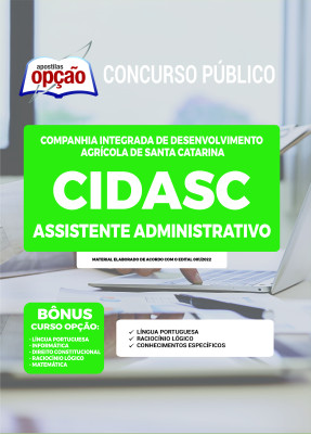 Apostila Cidasc - Assistente Administrativo