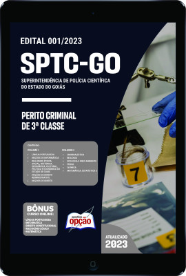 Apostila SPTC-GO em PDF Perito Criminal de 3ª Classe