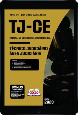 Apostila TJ-CE - em PDF Técnico Judiciário – Área: Judiciária