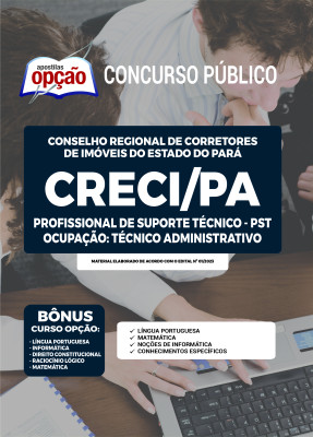 Apostila CRECI-PA - Profissional de Suporte Técnico - PST - Ocupação: Técnico Administrativo