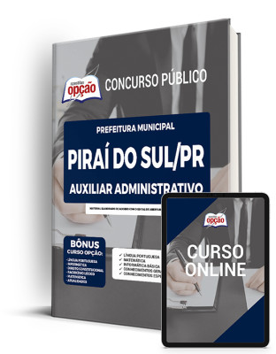 Apostila Prefeitura de Piraí do Sul - PR Auxiliar Administrativo