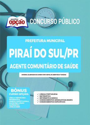 Apostila Prefeitura de Piraí do Sul  - PR Agente Comunitário de Saúde