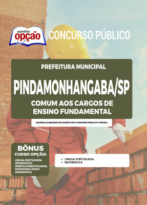 Apostila Prefeitura de Pindamonhangaba  - SP Comum aos cargos de Ensino Fundamental