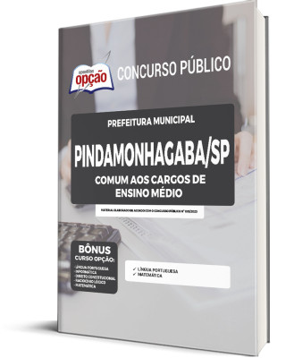 Apostila Prefeitura de Pindamonhangaba  - SP Comum aos cargos de Ensino Médio